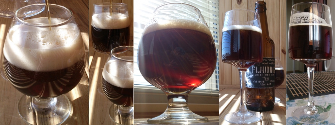 №121 - "Пламенеющий" ирландский красный эль.<br />
Правда получился коричневого...